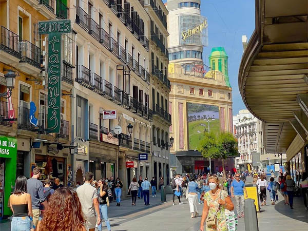 Calle Preciados de Madrid