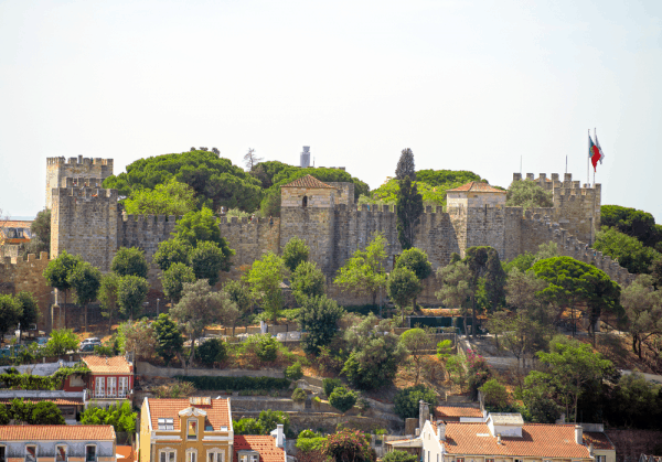 castillo de san jorge de Lisboa para visitar 3 dias